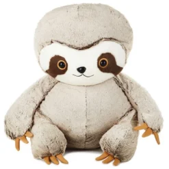 Hallmark Light Brown Baby Sloth Stuffed Animal Jumbo Size 20"