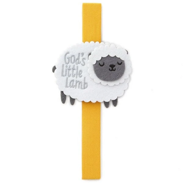 Hallmark God's Little Lamb Elastic Band Bookmark 1 Hallmark God's Little Lamb Elastic Band Bookmark