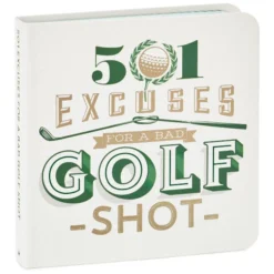 Hallmark 501 Excuses For A Bad Golf Shot Book