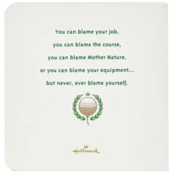 Hallmark 501 Excuses For A Bad Golf Shot Book -General Home Store 0001BOK1510 3