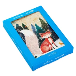 Hallmark UNICEF Fox In Forest Holiday Cards, Box Of 12