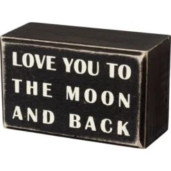 Wood Sign - Love You To The Moon And Back