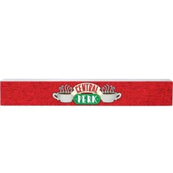 Friends Central Perk Coffee Cups Long Wood Sign