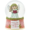 Precious Moments Wishing You Joyful Sounds Of The Season Annual Angel Musical Snow Globe
