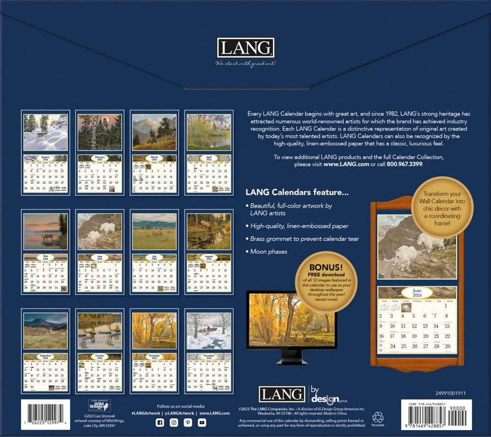 2024 Lang Wall Calendar Four Seasons 2 2024 Lang Wall Calendar Four Seasons - Image 2