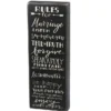 Wood Sign - Rules For Marriage Enjoy Each Other
