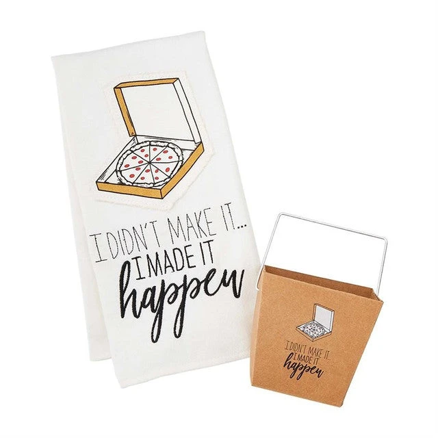 Mud Pie I Didn't Make It I Made It Happen Take Out Towel 1 Mud Pie I Didn't Make It I Made It Happen Take Out Towel