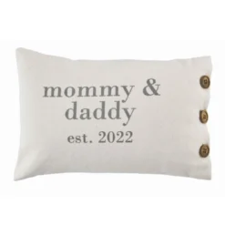 New Parents Mommy & Daddy Est. 2022 Rectangular Pillow
