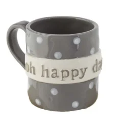 Mud Pie Happy Day Boxed Mug 16 Oz.