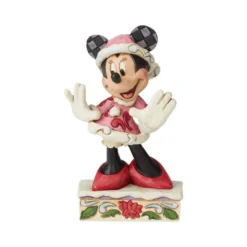 Jim Shore Minnie Christmas Personality Pose Figurine