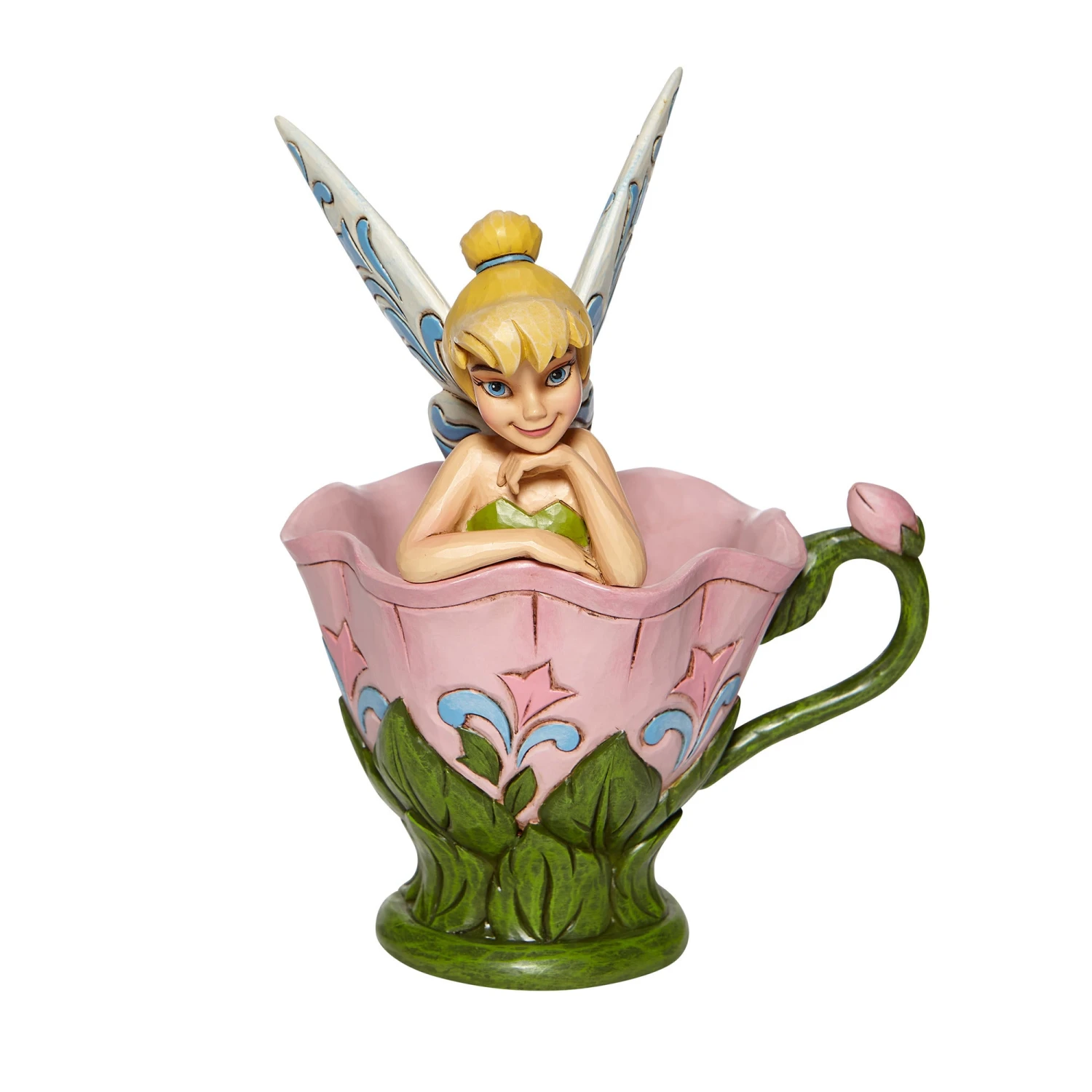 Jim Shore Disney Traditions A Spot Of Tink Tinkerbell Sitting In A Flower Figurine 1 Jim Shore Disney Traditions A Spot Of Tink Tinkerbell Sitting In A Flower Figurine