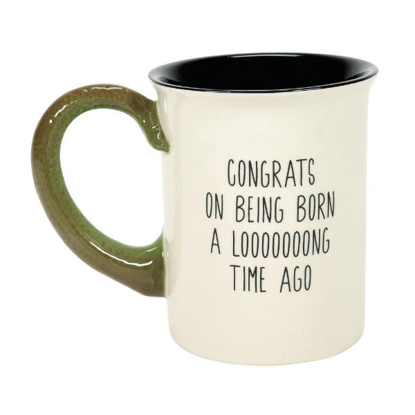 Happy Birthday To You Old Dinosaur Sculpted T-Rex Mug 2 Happy Birthday To You Old Dinosaur Sculpted T-Rex Mug - Image 2