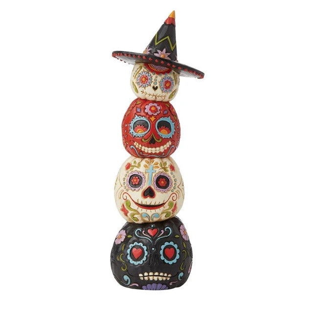 Jim Shore Stacked Day Of The Dead Dia De Los Muertos Pumpkin Figurine 1 Jim Shore Stacked Day Of The Dead Dia De Los Muertos Pumpkin Figurine