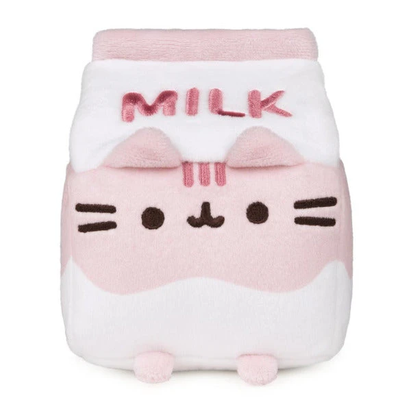 GUND Pusheen Strawberry Milk Plush Cat Stuffed Plush 1 GUND Pusheen Strawberry Milk Plush Cat Stuffed Plush