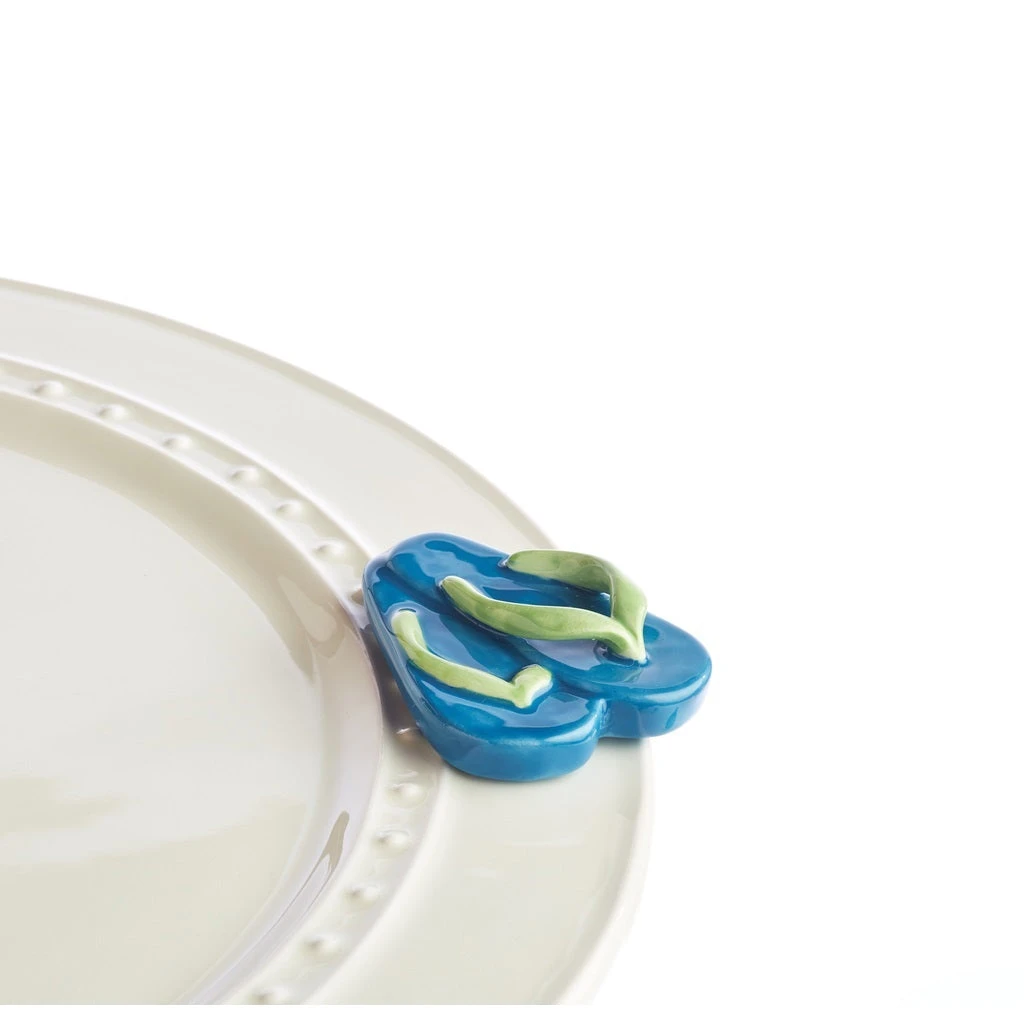 Nora Fleming Mini Sunning And Funning Flip Flops 1 Nora Fleming Mini Sunning And Funning Flip Flops