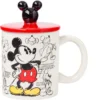 18 Oz. Disney Mickey Heritage Sketch Mug With Sculpted Ears Lid