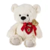 8" Key To My Heart Cream Bear Stuffed Plush