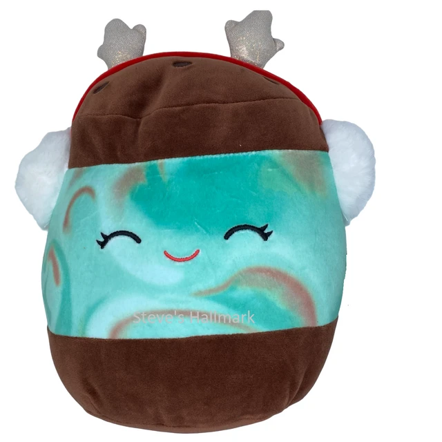 Christmas Squishmallow Revna The Mint Swirl Ice Cream Sandwich With Earmuffs 8" Stuffed Plush By Kelly Toy 1 Christmas Squishmallow Revna The Mint Swirl Ice Cream Sandwich With Earmuffs 8" Stuffed Plush By Kelly Toy