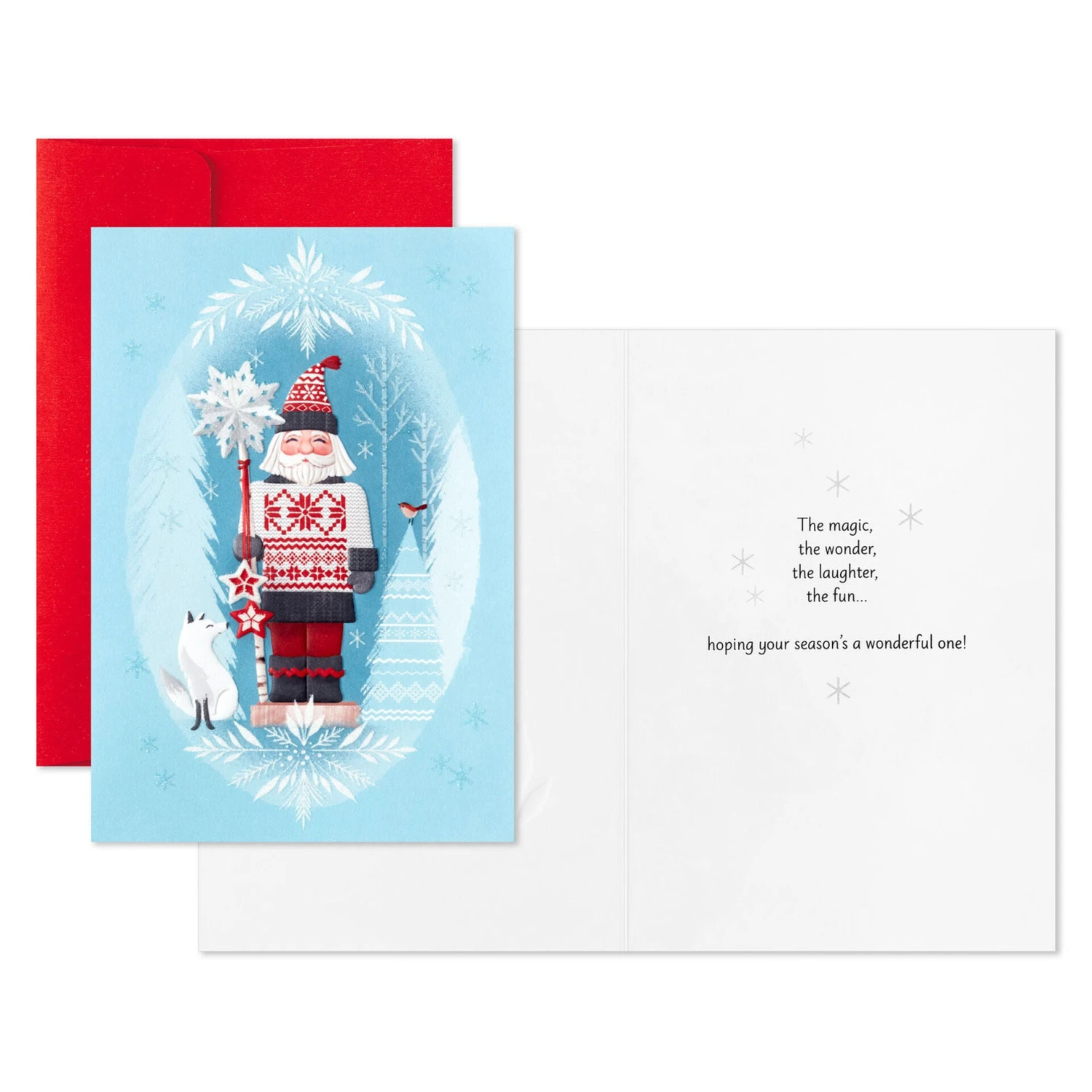 Hallmark Noble Nutcrackers Snowfall Prince Keepsake Ornament Inspired Boxed Christmas Cards, Pack Of 16 2 Hallmark Noble Nutcrackers Snowfall Prince Keepsake Ornament Inspired Boxed Christmas Cards, Pack Of 16 - Image 2