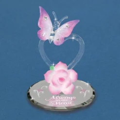 Glass Baron "Always In My Heart" Butterfly Figurine