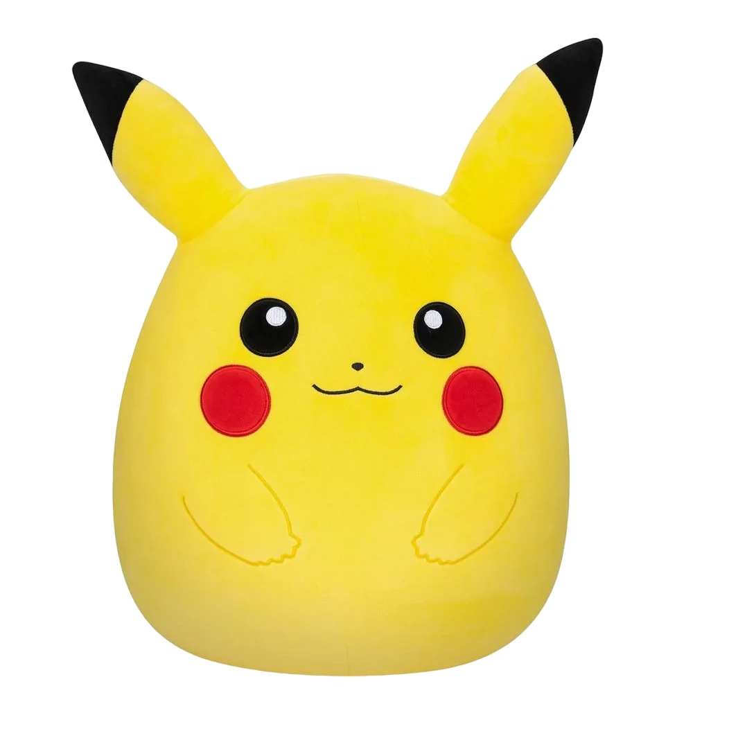 Squishmallow Pokémon Pikachu 10" Stuffed Plush By Kelly Toy 1 Squishmallow Pokémon Pikachu 10" Stuffed Plush By Kelly Toy