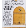Bees Hive Rules Dual Purpose Terry Towel
