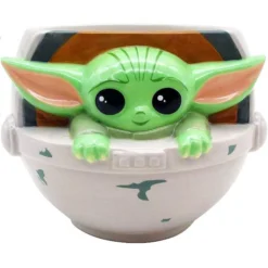 Star Wars Mandalorian The Child Baby Yoda Grogu 20 Oz Sculpted Mug
