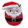 Christmas Squishmallow Nick The Santa With Glasses And Holly 8" Stuffed Plush By Kelly Toy