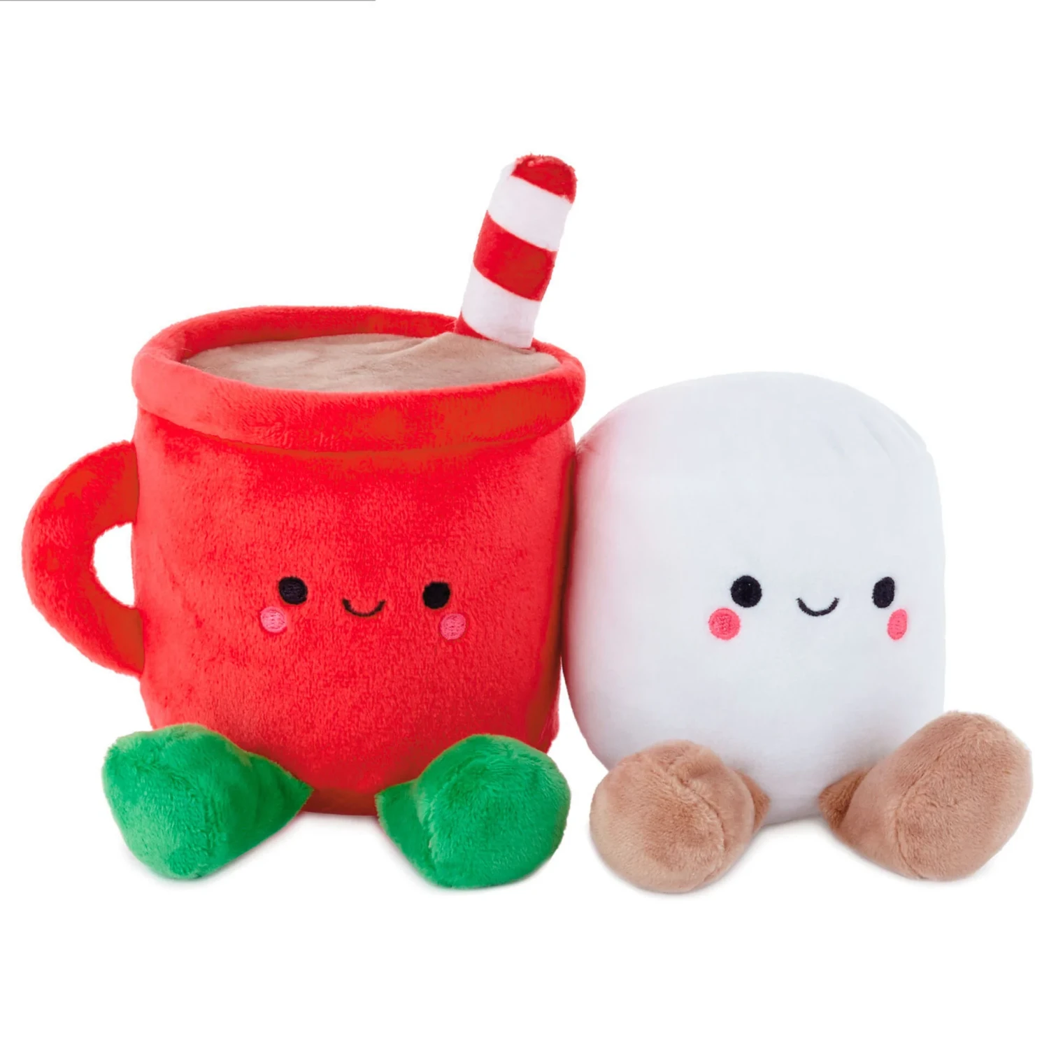 Hallmark Large Better Together Hot Cocoa And Marshmallow Magnetic Plush, 18" 1 Hallmark Large Better Together Hot Cocoa And Marshmallow Magnetic Plush, 18"