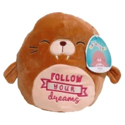 Squishmallow Bindy The Walrus Follow Your Dreams 5" Stuffed Plush By Kelly Toy