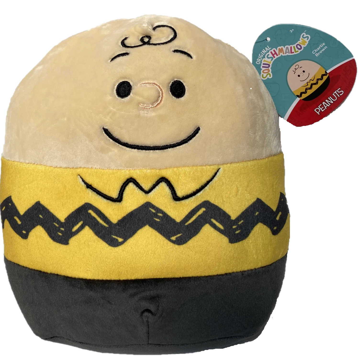 8" Squishmallow Peanuts Charlie Brown Stuffed Plush By Kelly Toy 1 8" Squishmallow Peanuts Charlie Brown Stuffed Plush By Kelly Toy