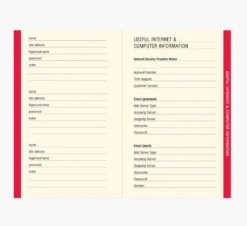 The Personal Internet Address & Password Logbook -General Home Store internet 2